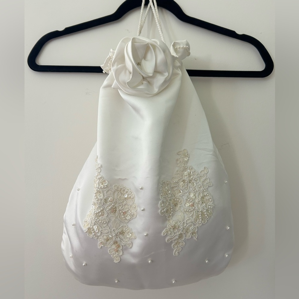 Satin Bridal Bag.